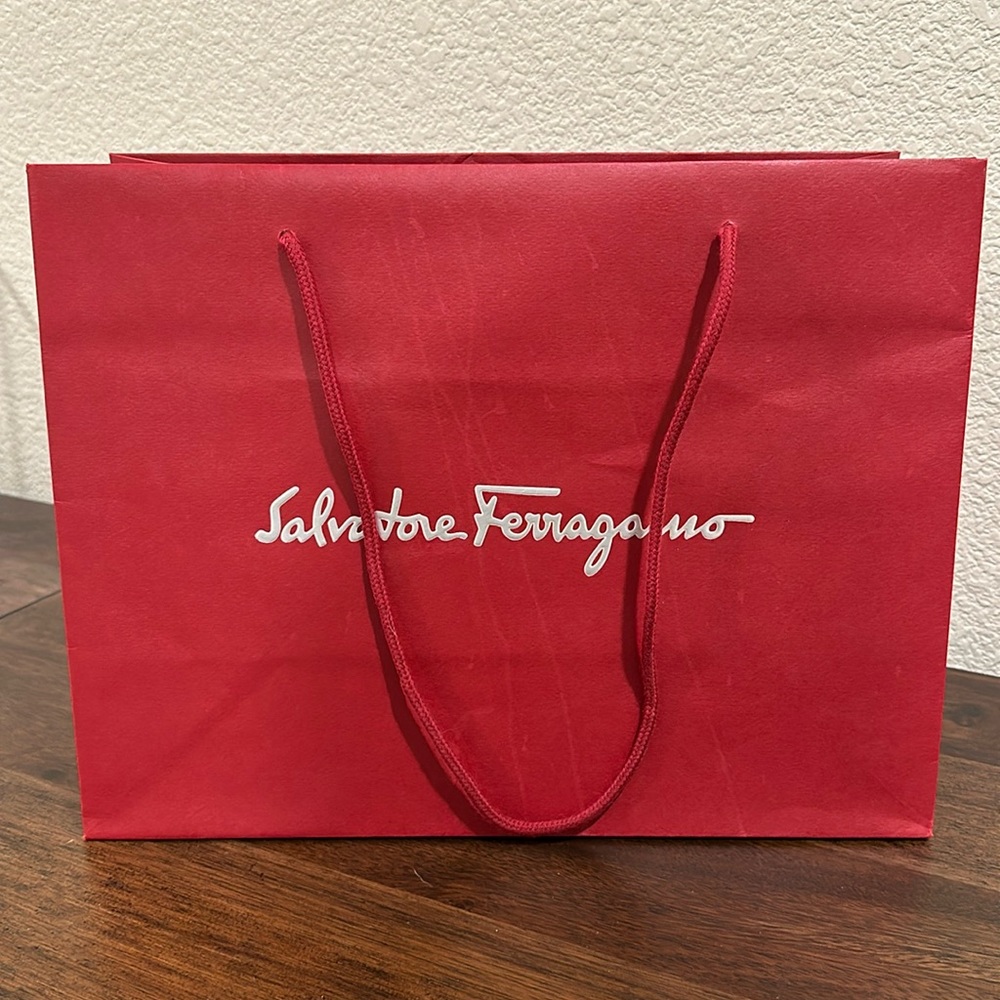 Salvatore Ferragamo Shopping bag 12”x20”